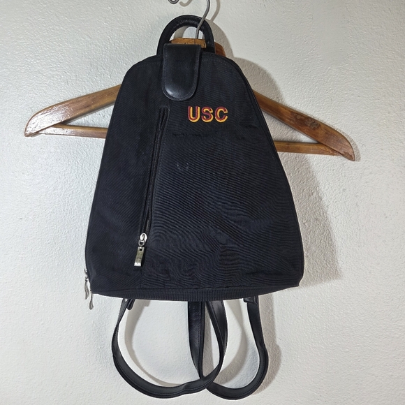 Women's Baggalini Black Mini Backpack with USC Embroidery - Picture 1 of 9